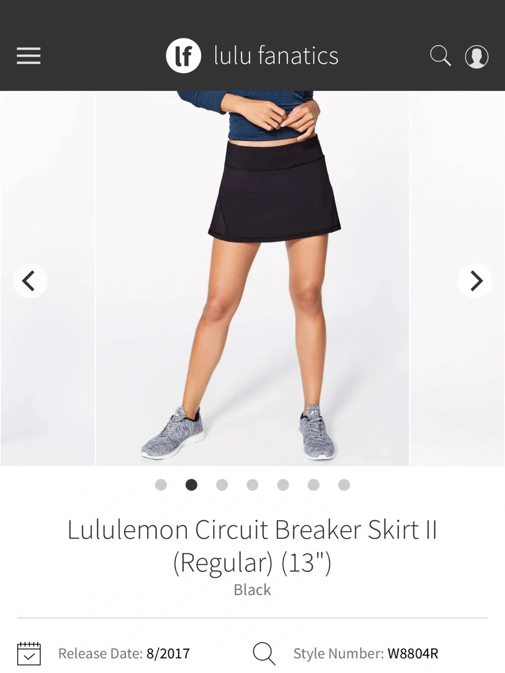 lululemon athletica Circuit Breaker Skirt